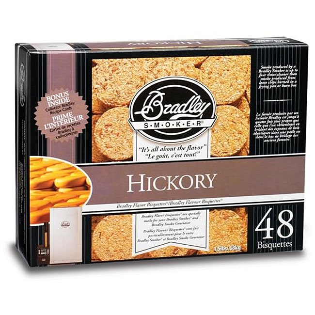 Bradley Smoker Hickory Bisquettes (case Of 48)