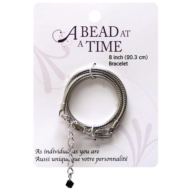 Bead At A Time Silver Finish Bracelet  