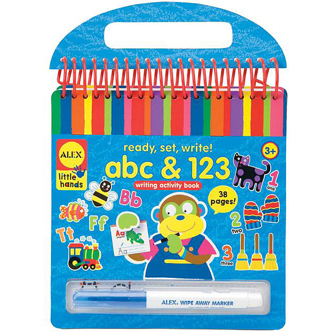 Alex Toys Ready, Set, Write ABC & 123 Writing Activity Book 