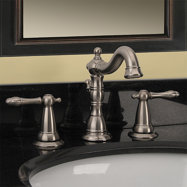 Fontaine Monarch Widespread Brushed Nickel Bathroom Faucet