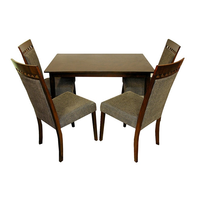Warehouse of Tiffany 5-piece Olive Dining Furniture Set