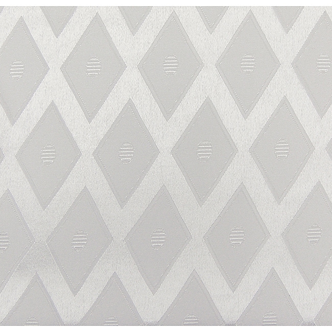 White Diamond Jacquard 57x95 inch Rectangular Tablecloth   