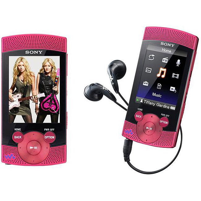 Sony Walkman NWZS544 8GB Pink MP3 Player (Refurbished) Free Shipping