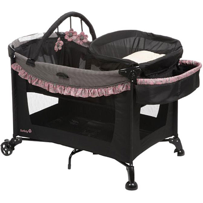 Safety 1st Travel Ease Elite Playard in Eiffel Rose - Overstock ...