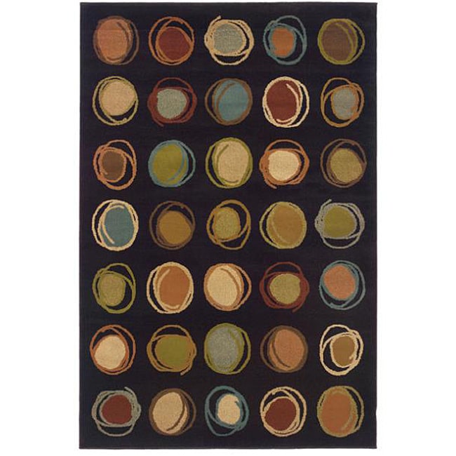 Indoor Brown/ Multi Abstract Rug (710 x 10)  