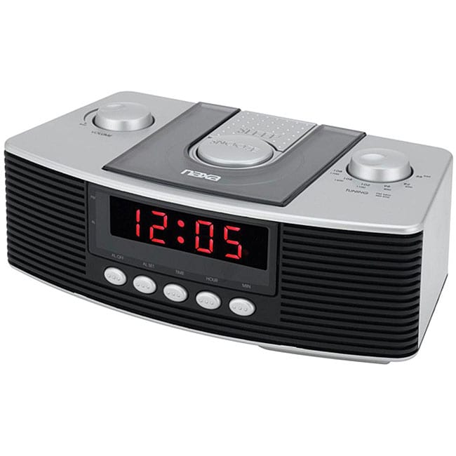 Naxa PLL Digital Alarm Clock with AM/FM Radio & Snooze 