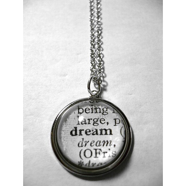 Shop Recycled Dictionary Dream Necklace Free Shipping On Orders Over