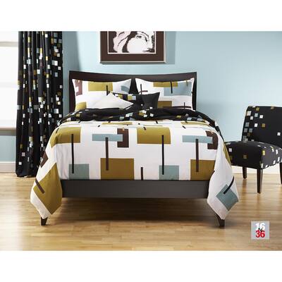 Reconstruction 6-pc California King-size Duvet Cover and Insert Set
