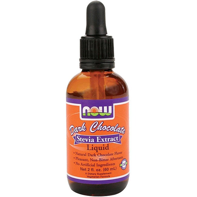 Now Foods 2 oz Dark Chocolate Liquid Stevia Bottles (Pack of 3 