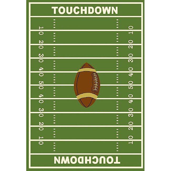 Sports Time Football Rug (3'3 x 5') - Free Shipping On Orders Over $45 ...