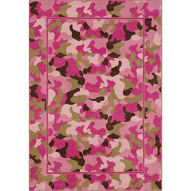 Indoor Pink Tweens Rug (1'7 x 2'9) Accent Rugs