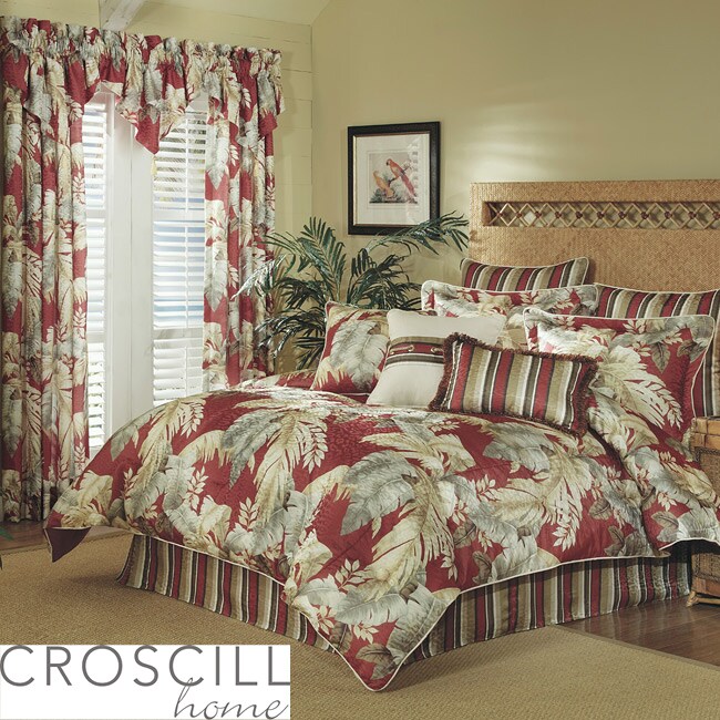 Croscill Palm Beach Queen Size Comforter Set Free Shipping Croscill Palm Beach Queen Size Comforter Set