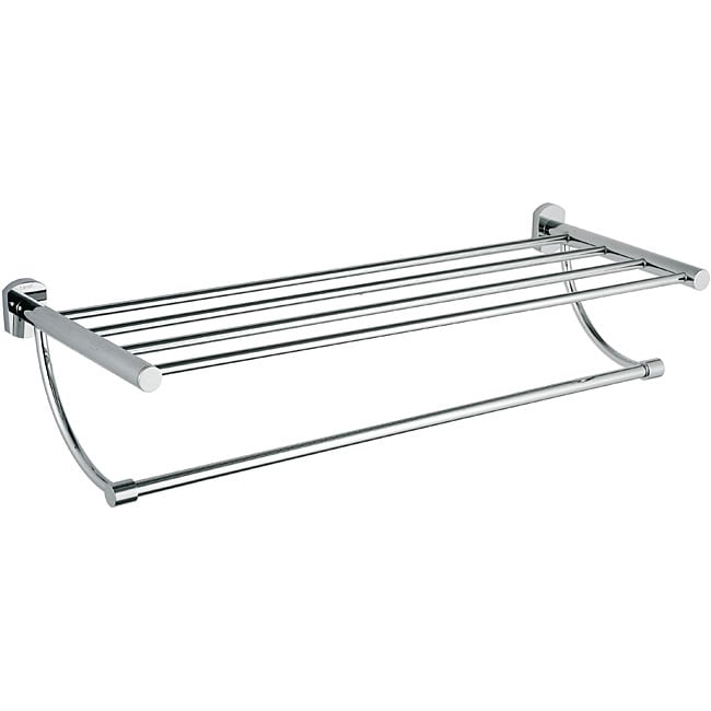 Shop Allied Brass 2-tier 20-inch Hotel-style Towel Rack - Free Shipping ...