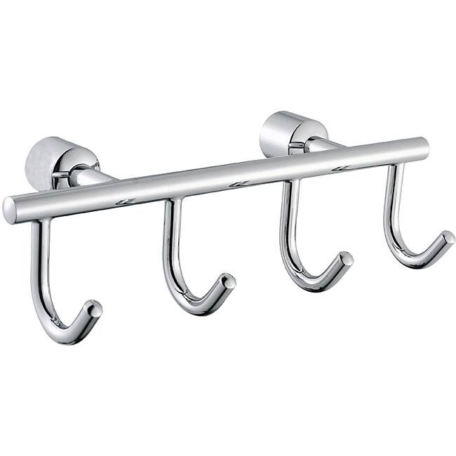 Utility Hook 4-peg Tie and Belt Rack