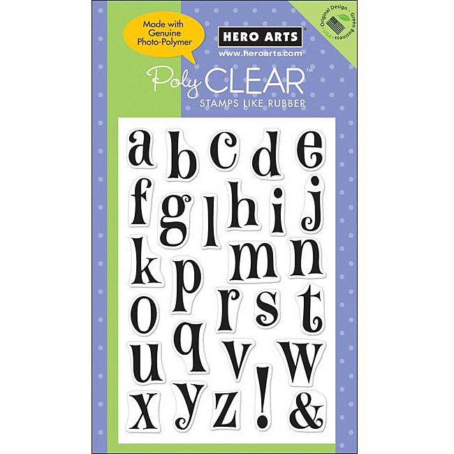 Hero Arts 'Happy Letters' Clear Stamps - Free Shipping On Orders Over ...