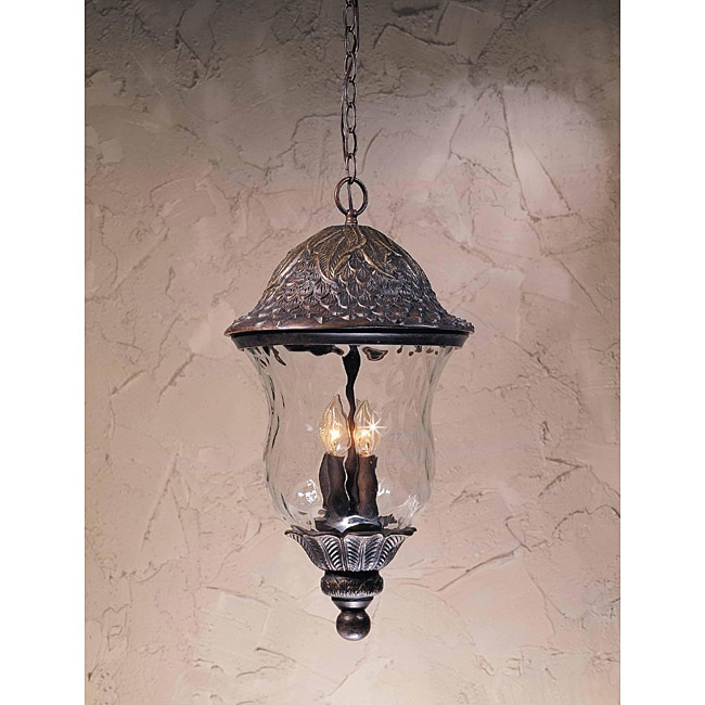 Monkey Outdoor 4 light Bronze Pendant Light  