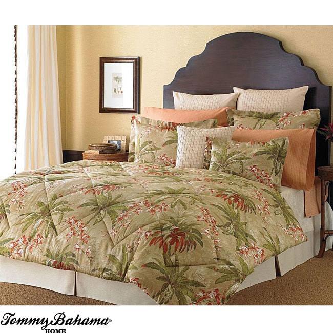 Tommy Bahama Viscaya 4piece Queensize Comforter Set Free Shipping