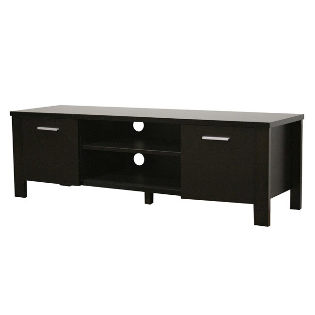 Wythe Dark Brown Modern Wood TV Stand  