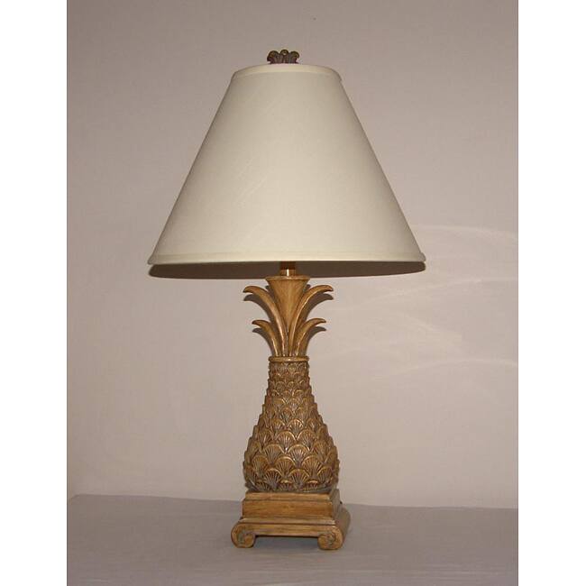 Oval Pineapple 1-light Table Lamp