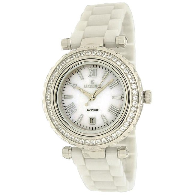 Le Chateau Womens Persida LC Studded Ceramic Watch 