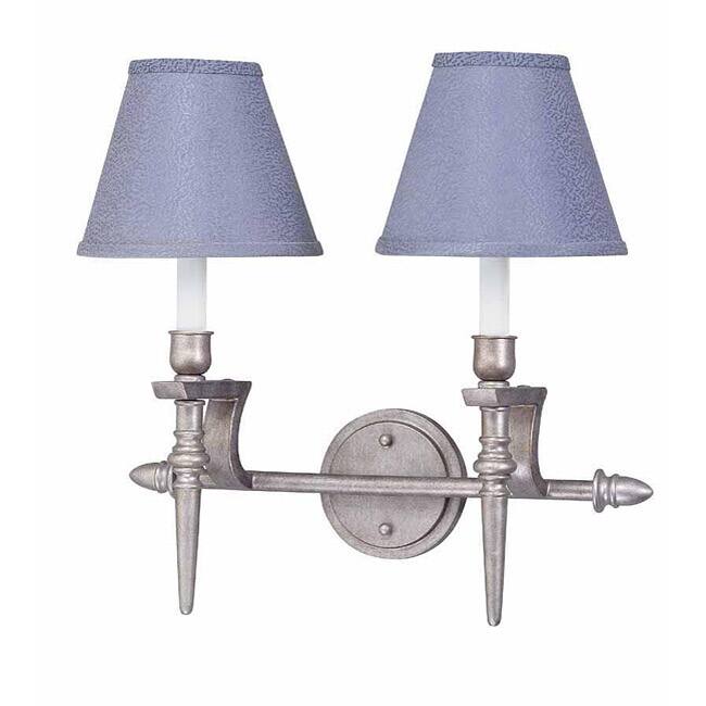 Coventry 2-light Pewter Lighting Fixture - 8' x 11'