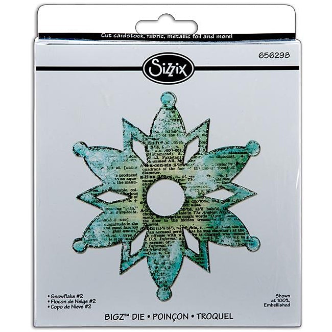 Sizzix Bigz Big Shot Snowflake #2 Die Today 