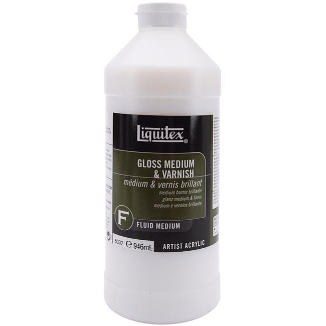 Liquitex 32 ounce Gloss Medium And Varnish