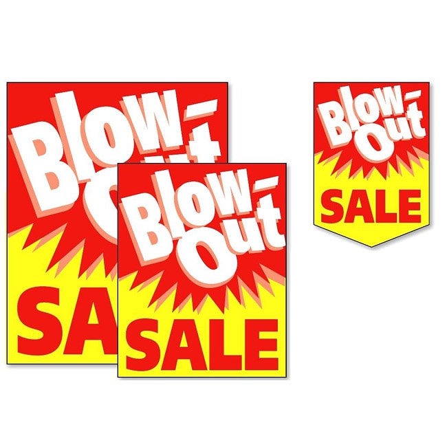Blowout Sale 22 piece Sign Kit  