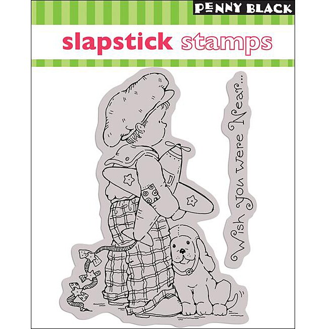 Penny Black Fly Away Cling Rubber Stamp