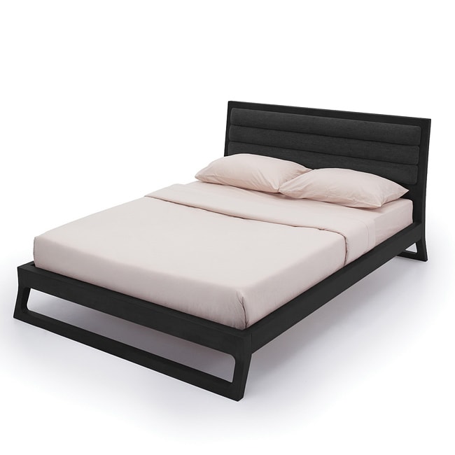 Cellini Modern Black Queen Platform Bed