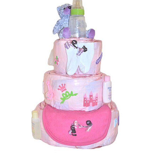   Diaper Cakes Princess and the Frog Girl Diaper Cake  