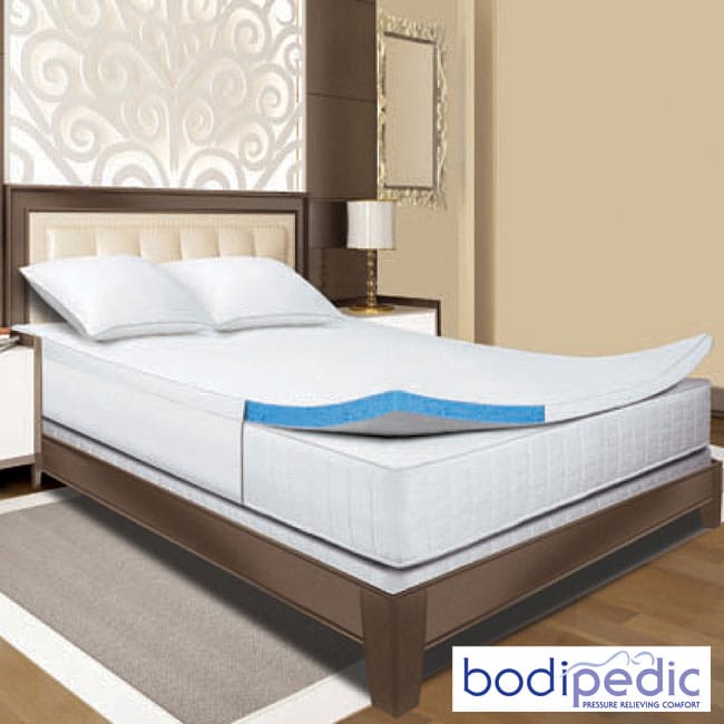 Bodipedic 2 inch Gel Memory Foam Twin/ Full size Mattress Topper 