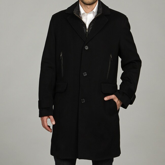Cole Haan Men's Italian Cashmere Blend Topcoat - Free Shipping Today ...