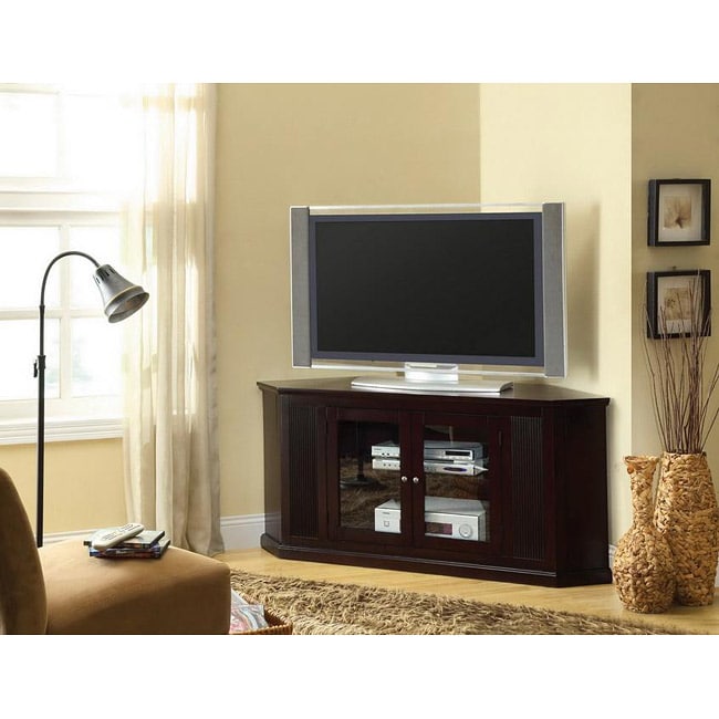 Lively Espresso Wood TV Console