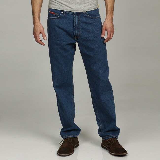 Chaps Men's Basic Denim Jeans - 13424268 - Overstock.com Shopping - Big ...