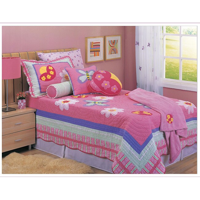 Fiona Juvenile Twin Size 2 Piece Quilt Set Free Shipping Today   L13440837 