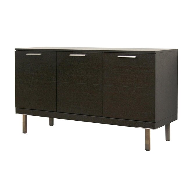 Repton Dark Brown Wood Modern Buffet/ Storage Cabinet - 13441151 