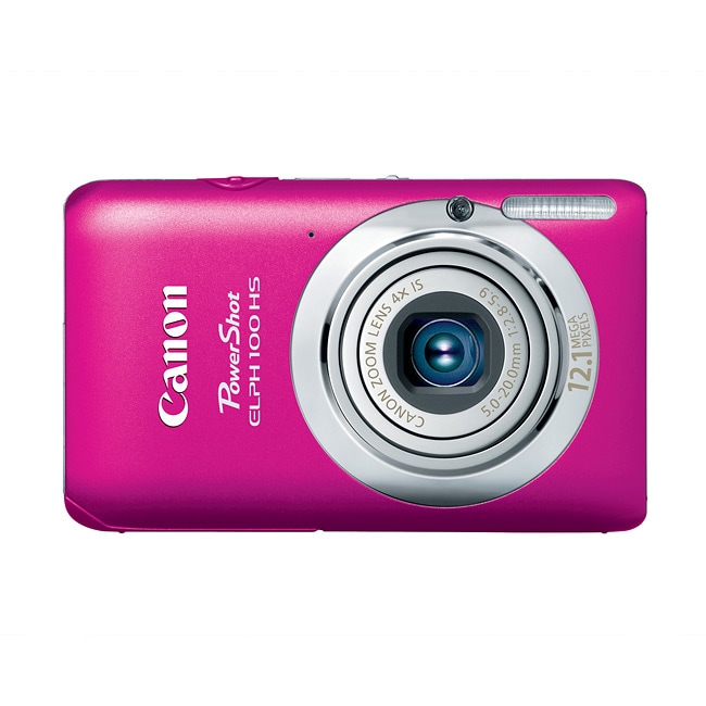 Canon PowerShot ELPH 100 HS 12.1MP Pink Digital Camera  