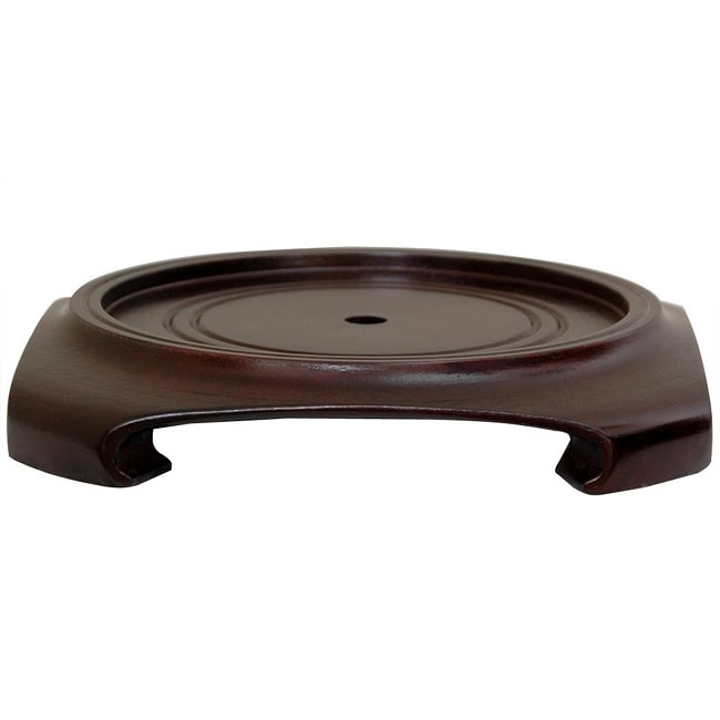 Wooden 8.5 inch Rosewood Vase Stand (China)  