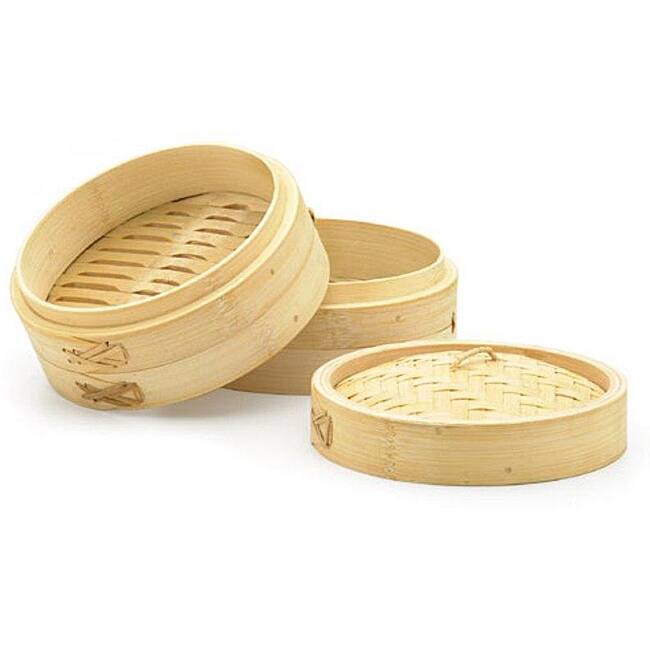 Bamboo 3-piece 9-inch Steamers (Set of 2)