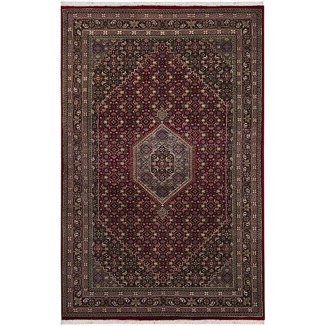 Hand knotted Mandara Oriental New Zealand Wool Rug (86 x 116) Today