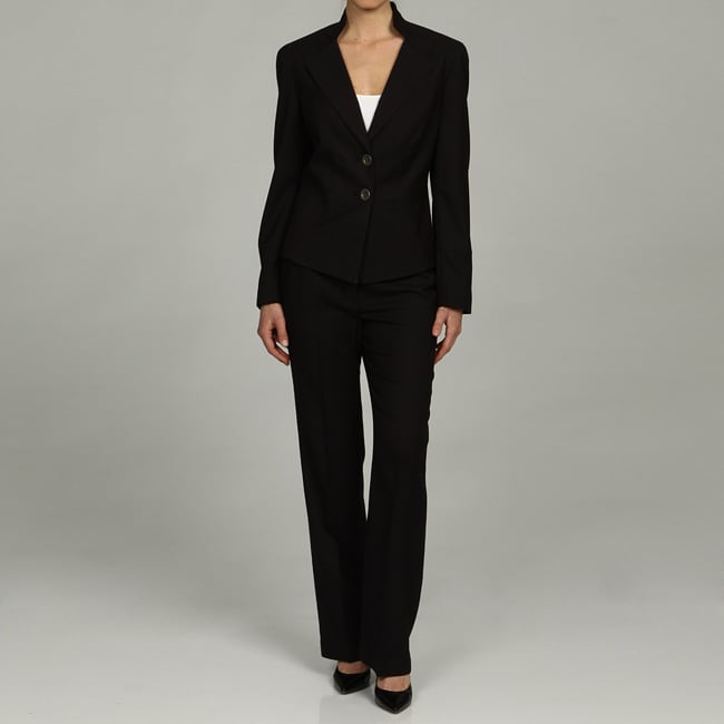 Larry Levine Women's Polka Dot Two-button Pant Suit - 13467170 ...