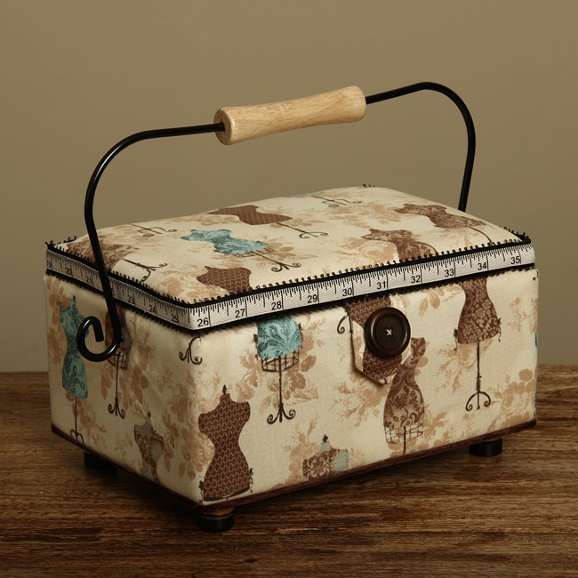 Kimberly Poloson Rectangular Sewing Basket  