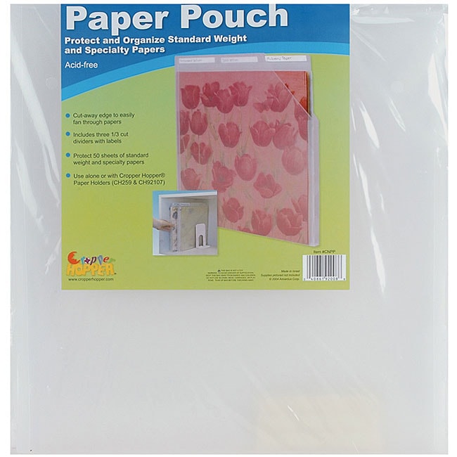 Cropper Hopper Vertical Paper Pouch (12 x 12)  