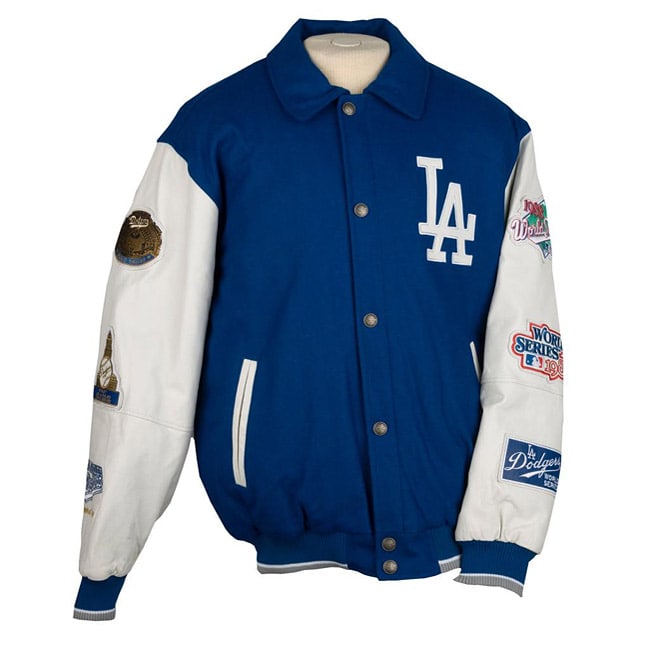 Los Angeles Dodgers Five-time World Series Champions Varsity Jacket ...