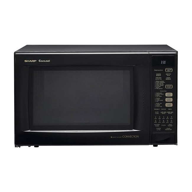 Sharp R930AK Black 1.5 cu ft 900 watt Convection Microwave Today $529