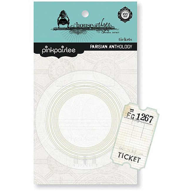 Parisian Anthology Raffle style Tickets (Roll of 100)