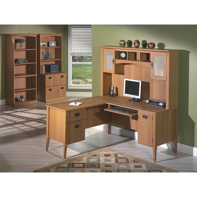 Bush Furniture Mission Pointe 60 inch Desk Bundle  