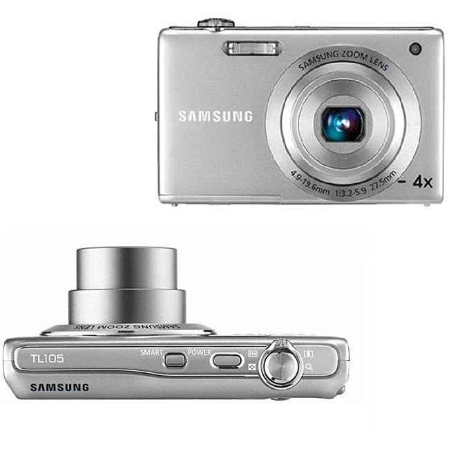 Samsung TL105 12.2MP Silver Digital Camera Bundle (Refurbished