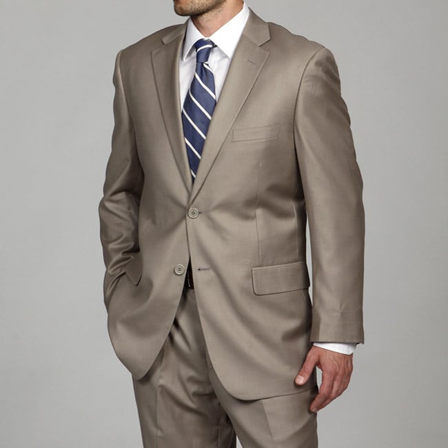 Shop Men's 2-Button Suit - Free Shipping Today - Overstock.com - 5779467